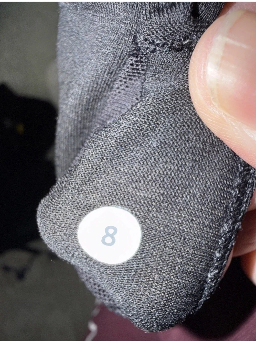 lululemon athletica Black cross back   Sports Bra Size 8- 020